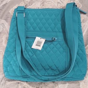 Vera Bradley hipster bag, peacock blue
